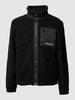 Jack & Jones Teddyfell-Jacke mit Label-Print Modell 'VESTERBRO' Black