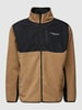 Lindbergh Sweatjack met opstaande kraag Beige