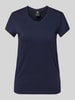 G-Star Raw T-Shirt mit Label-Stitching Modell 'Eyben' Rauchblau