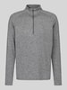 Nike Training Regular Fit Sport-Langarmshirt mit Troyer-Kragen Mittelgrau