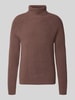 DRYKORN Regular fit gebreide pullover met elastische boordjes Bordeaux