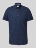 OLYMP Level Five Slim Fit Businesshemd mit 1/2-Arm  Marine