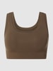 Saisei Bustier mit Stretch-Anteil Khaki