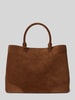 Lauren Ralph Lauren Handtas met logodetail model 'MARCY' Lichtbruin