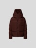 Bacon Daunenjacke in Stepp-Optik Schokobraun