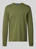 Polo Ralph Lauren Custom Slim Fit Longsleeve mit Rundhalsausschnitt Oliv