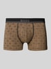 BOSS Regular Fit Trunks aus Baumwoll-Mix Beige