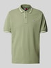 Tommy Jeans Regular Fit Poloshirt mit Logo-Stitching Oliv