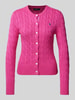 Polo Ralph Lauren Strickjacke mit Knopfleiste Pink