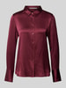 (The Mercer) N.Y. Bluse mit Knopfleiste Bordeaux