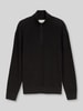 Tom Tailor Denim Regular fit pullover van puur katoen Zwart