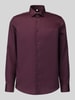 Seidensticker Slim Fit Businesshemd aus reiner Baumwolle Modell 'New Kent' Bordeaux