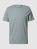 MCNEAL T-Shirt mit Label-Applikation Schilf meliert