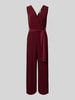 ZABAIONE Jumpsuit mit Plisseefalten Modell 'Romper' Rot