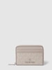 MICHAEL Michael Kors Portemonnee met all-over logo Lichtgrijs