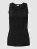 Marc O'Polo Denim Tanktop mit U-Ausschnitt Black