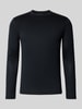 Emporio Armani Longsleeve mit Rundhalsausschnitt Marine
