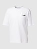 REVIEW T-Shirt mit Rundhalsausschnitt Weiss