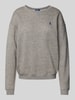 Polo Ralph Lauren Oversized Sweatshirt mit Logo-Stitching Mittelgrau Melange