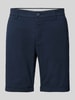 Knowledge Cotton Apparel Regular Fit Bermudas Modell 'CHUCK' Dunkelblau