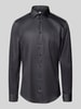 SEIDENSTICKER Regular Fit Business-Hemd mit Kentkragen Modell 'New' Anthrazit