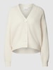 comma Casual Identity Cardigan mit Knopfleiste Beige