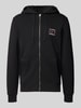Tommy Hilfiger Regular Fit Sweatjacke aus reiner Baumwolle Black