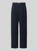 Jake*s Studio Men Wide Leg Bundfaltenhose mit Viskose-Anteil Marine