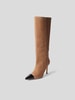 Custommade Stiefel mit Pfennigabsatz Beige