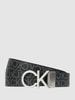 CK Calvin Klein Wendegürtel mit Logo-Muster  Schwarz