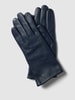 Weikert-Handschuhe Leren handschoenen van lamsnappa in navy Marineblauw