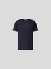 Marni T-Shirt mit Label-Print Blau
