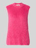 Christian Berg Woman Regular Fit Pullunder in Strick-Optik Fuchsia