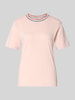 Jake*s Casual T-Shirt aus reiner Baumwolle Hellrosa