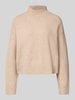 Neo Noir Relaxed Fit Strickpullover mit Woll-Anteil Modell 'Paulina' Beige Melange
