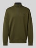 Polo Ralph Lauren Sweatshirt mit Label-Stitching Khaki