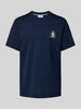 Lacoste Regular Fit T-Shirt aus reiner Baumwolle Blau