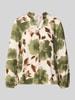 ZABAIONE Relaxed Fit Bluse aus reiner Viskose Modell 'Lari' Khaki