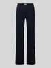 Christian Berg Woman straight fit stoffen broek in 5-pocketmodel Donkerblauw