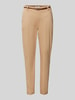 B.Young Tapered Fit Hose mit Gürtel Modell 'DAYS' Taupe