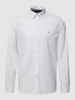 Tommy Hilfiger Slim Fit Freizeithemd mit Button-Down-Kragen Modell 'CORE FLEX' Weiss