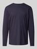 RAGMAN Longsleeve mit Rundhalsausschnitt Marine