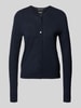BOSS Relaxed Fit Strickjacke aus reiner Schuerwolle Modell 'FONAMI' Marine