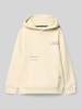 Garcia Regular Fit Hoodie mit Logo-Patch Ecru