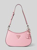 Guess Handtasche mit Label-Anhänger Modell 'NOELLE' Pink