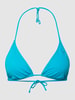 Guess Bikini-Oberteil mit Label-Patch Ozean Blau