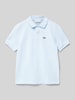 Lacoste Regular Fit Poloshirt mit Label-Detail Bleu