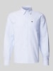 Lacoste Regular Fit Freizeithemd mit Logo-Badge Hellblau