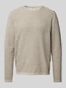 Jack & Jones Gebreide pullover met ronde hals, model 'GEORGE' Beige gemêleerd