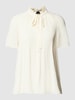 Lauren Ralph Lauren Blouseshirt met plissévouwen Offwhite